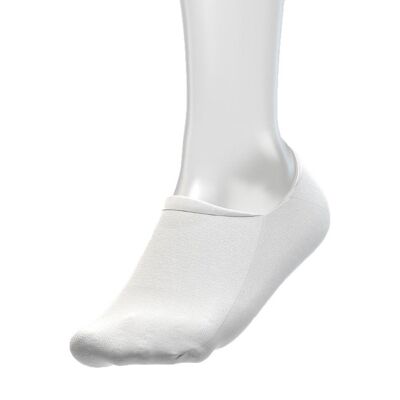 No show Cada Sneaker socks | 2 pair | size 35 to 48 | white | seamless