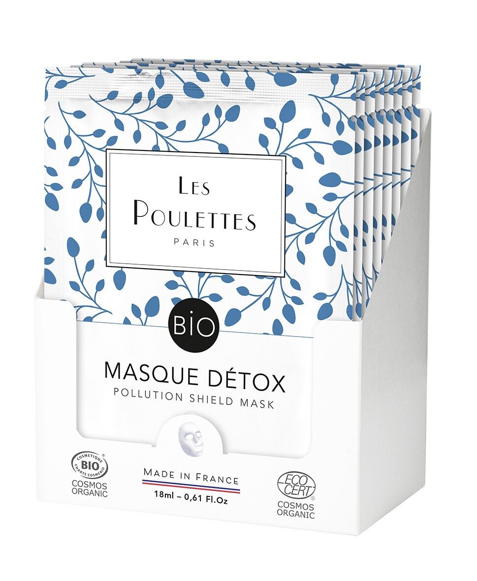 Pack Implantation Masques visage en Coton -  certifiés Bio Cosmos Organic - Ecocert