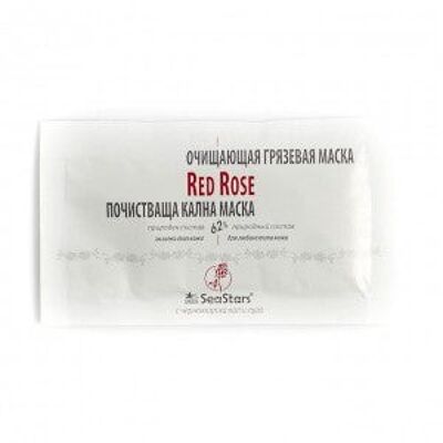 Red Rose Cleansing Mud Mask 15ml By Sea Stars