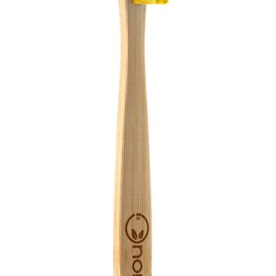 Nordics Oral Care Bamboo Children's Toothbrush With Yellow Bristles