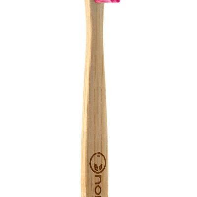 Nordics Oral Care Bamboo Children's Toothbrush With Pink Bristles