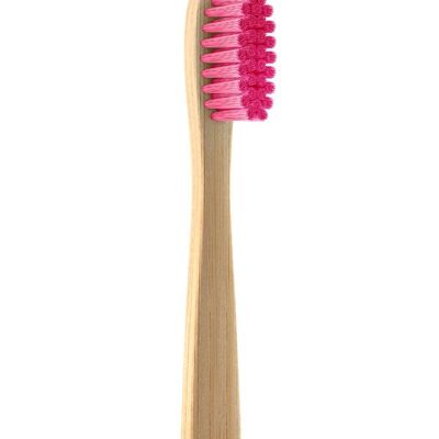Nordics Oral Care Bamboo Children's Toothbrush With Pink Bristles
