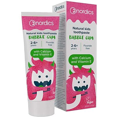 Nordics Kids Bubble Gum Toothpaste