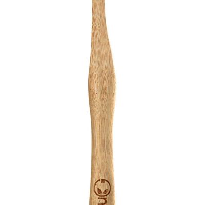 Nordics Adult Bamboo Toothbrush With Yellow Bristles.