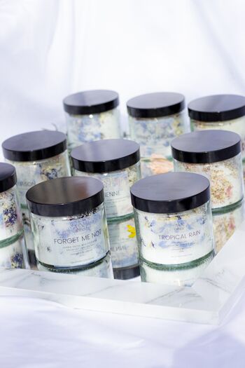 Starter Pack - 18x Sels de bain bio parfumés artisanaux - 250g - parfums mixtes 2