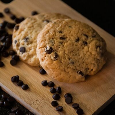 Galletas con chispas de chocolate amargo ORGÁNICAS