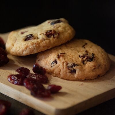 Cranberry cookies - organic oat flakes