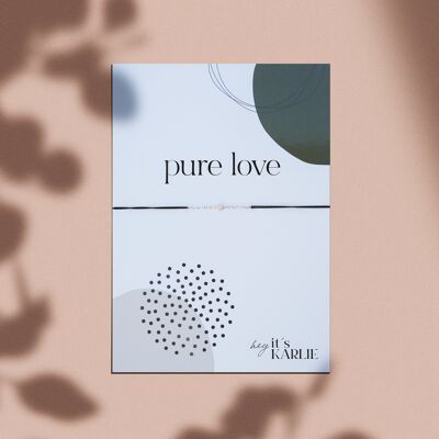 PURE LOVE Armband, silber