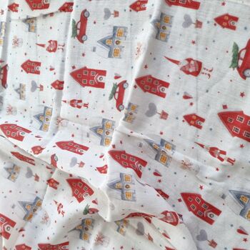 Couverture d'emmaillotage en mousseline - Merry Little Christmas 4
