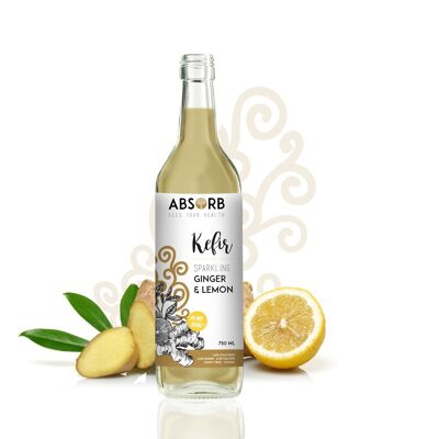 Absorb Kefir Ginger & Lemon - 330ml x12