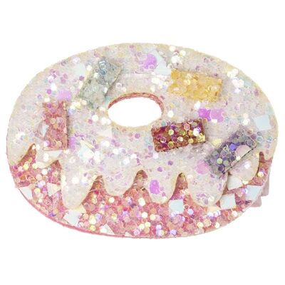 Glitter Donut hair clip