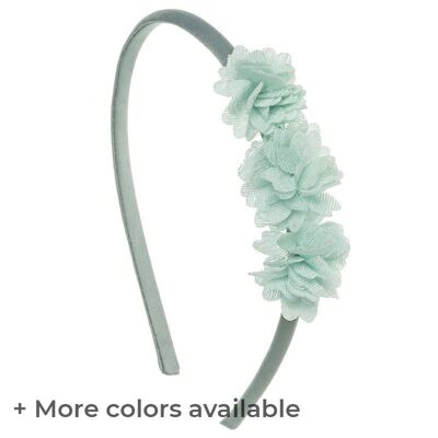 Weiches Haarband mit drei Bambula-Blüten