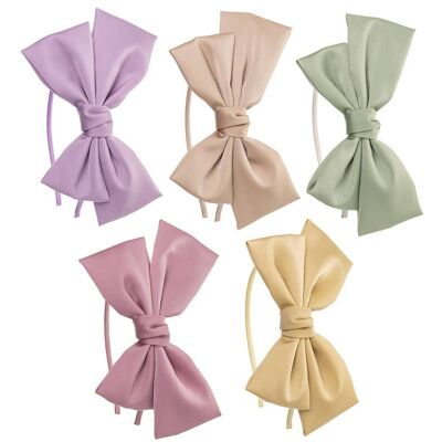 Big and Bright Satin Bow Hairband