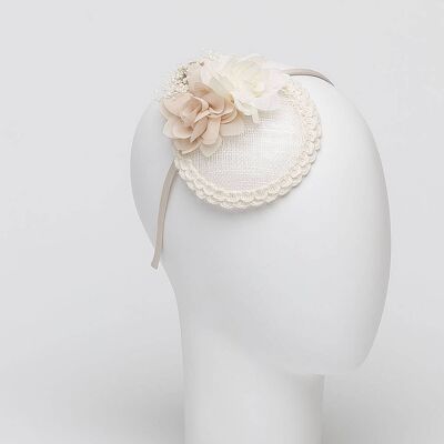 Haarband Kopfschmuck Blume und Gypso "Amaia"