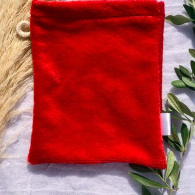 Double-sided washcloth Terracotta