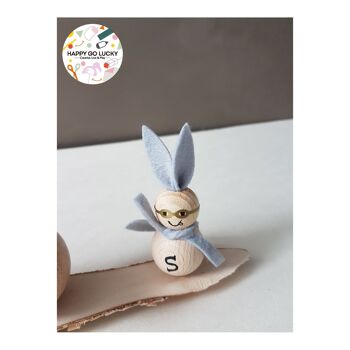 Kit créatif Happy coffret "Crée ta famille lapin" 10