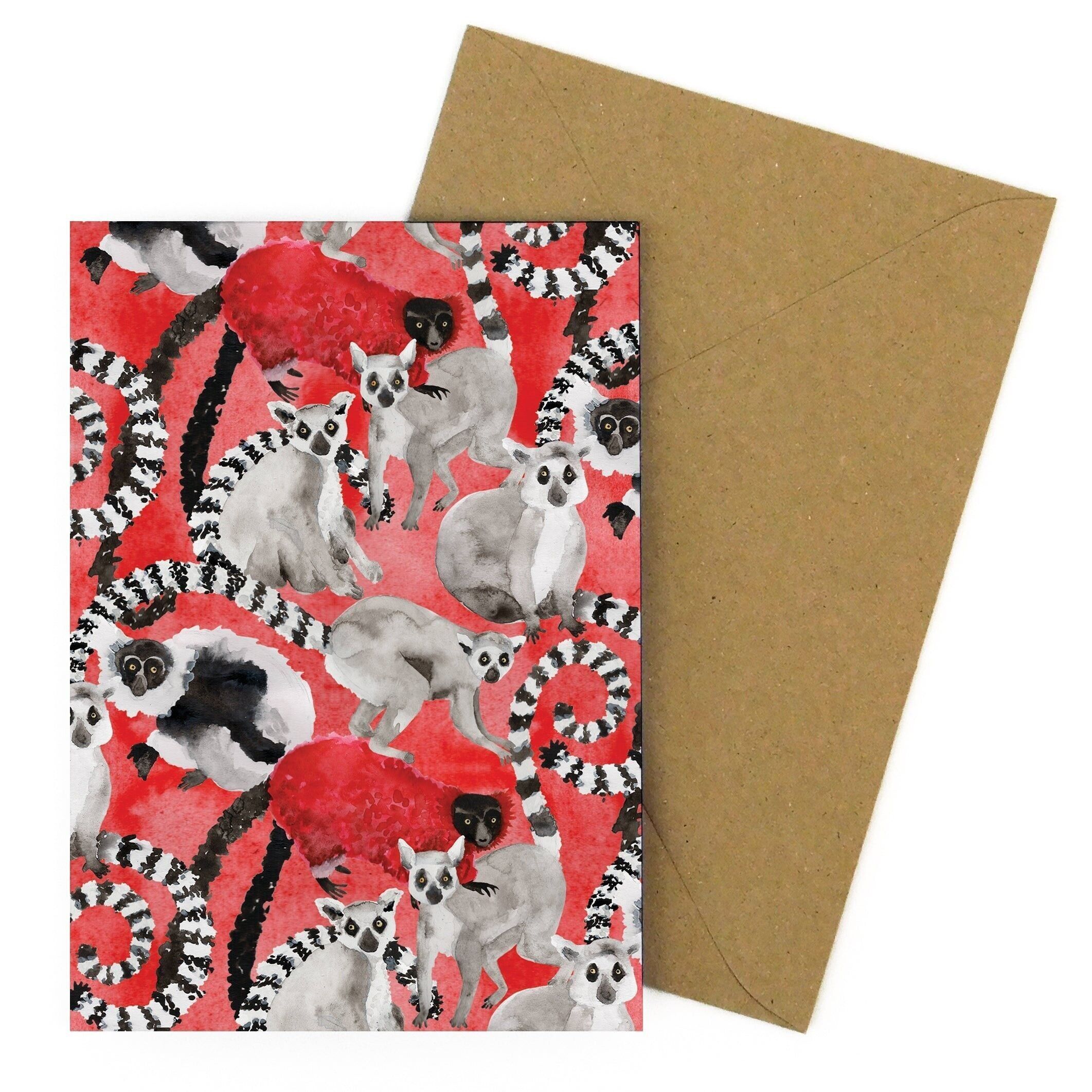 Biglietto d'auguri della cospirazione dei lemuri - Biglietto singolo