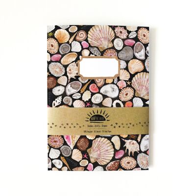 Mollusca Seashell Print Lined Journal