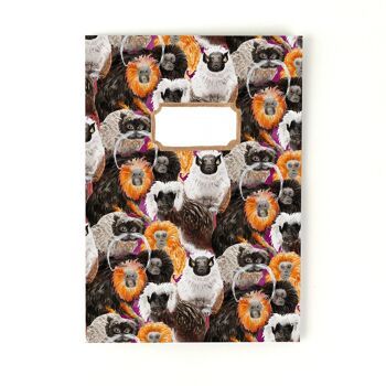 Carnet Imprimé Troupe de Tamarins 2