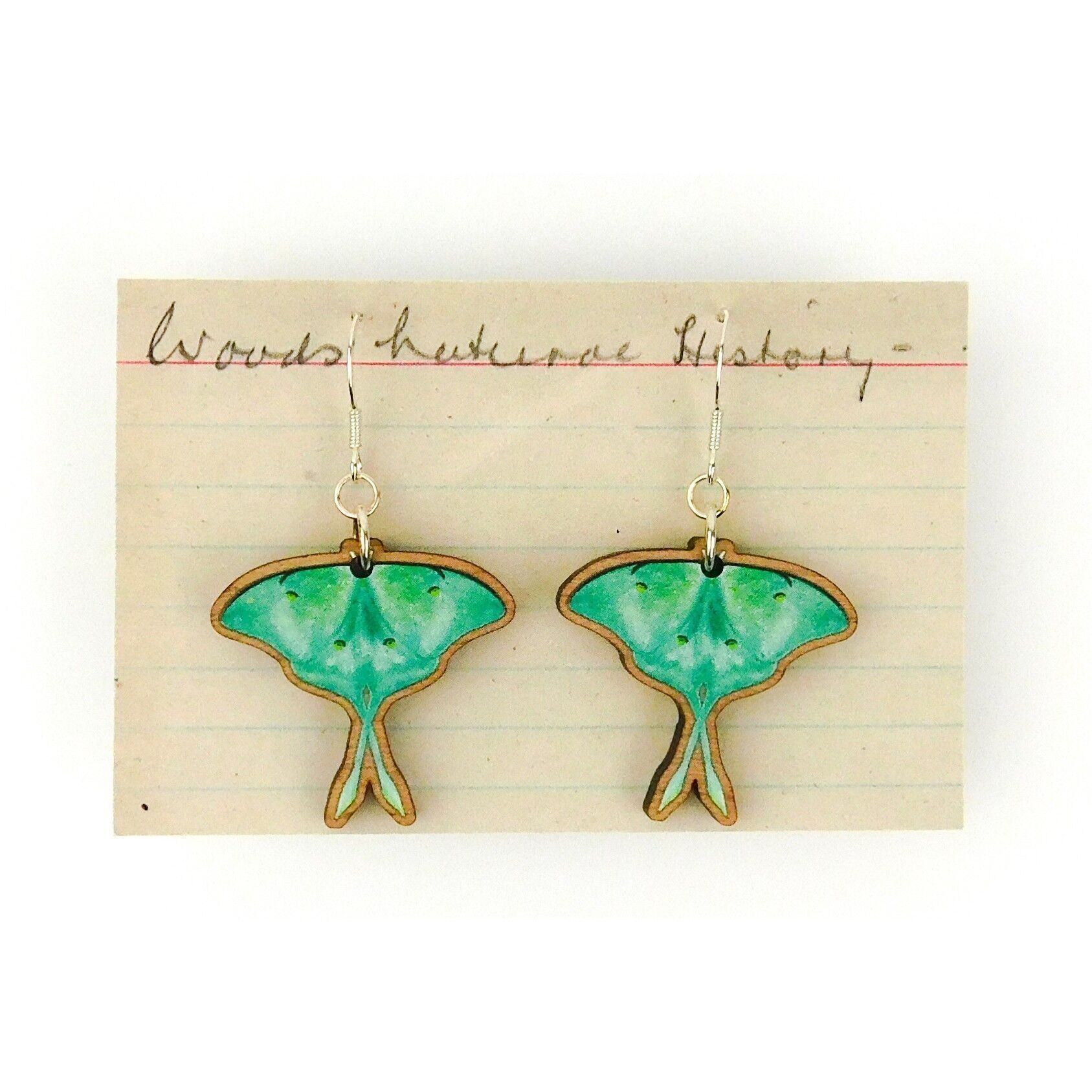 Lepidoptera Luna Motte Ohrringe