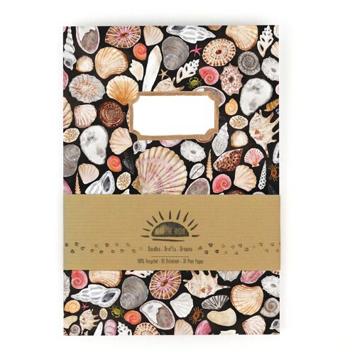 Mollusca Sea Shell Print Notebook