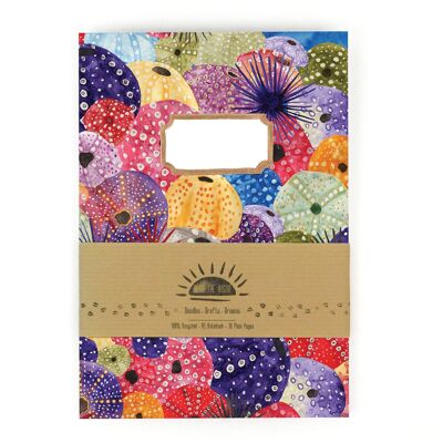 Cuaderno de impresión de erizo de equinozoo