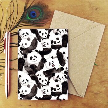 Embarras des pandas Carte de vœux 2