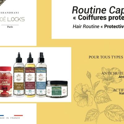 Pack Routine capillaire n° 4 : COIFFURES PROTECTRICES