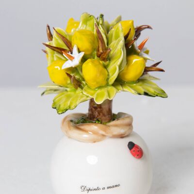 Capodimonte ceramic tree H18 small