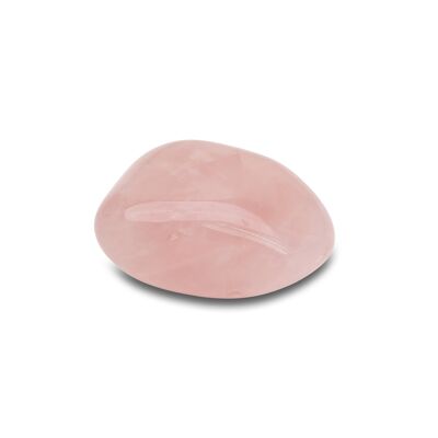 Piedra tumbada "Imán de amor" en cuarzo rosa