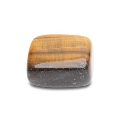 “Comfort” tumbled stone in Tiger Eye