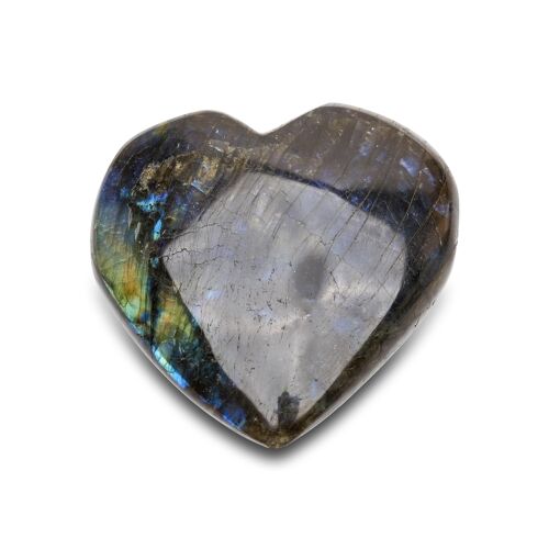 Coeur en Labradorite