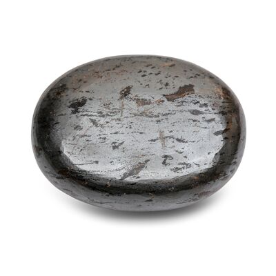 Pebble “Stone of Vitality” in Hematite