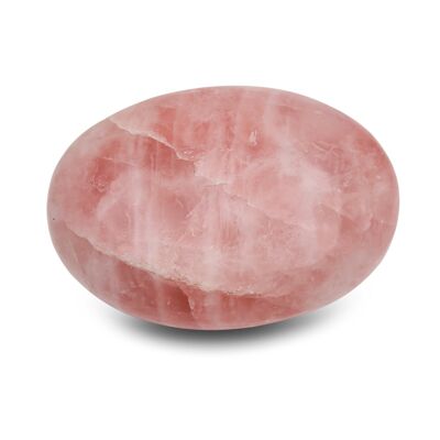 “Love magnet” pebble in Rose Quartz