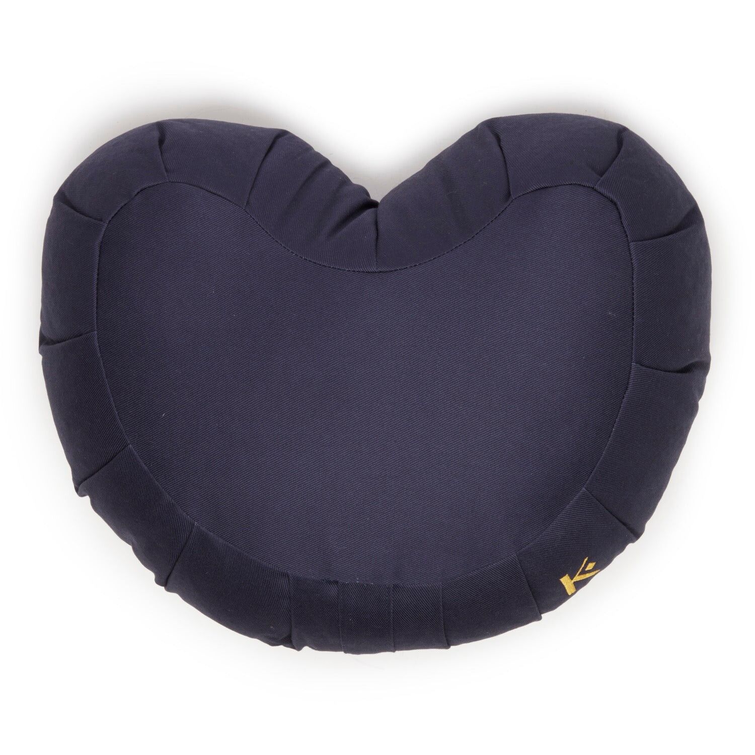 Zafu Heart blu navy (cotone / grano saraceno)