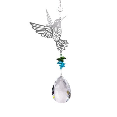 Suncatcher "Wings of the Soul" in crystal Bird