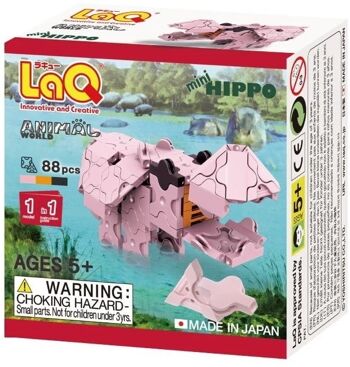 LaQ Animal World Mini Hippopotame 2