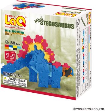 LaQ Dinosaur World Mini Stégosaure 1