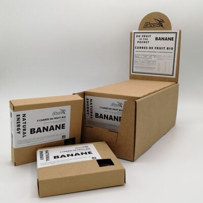 Carre energetique banane bio