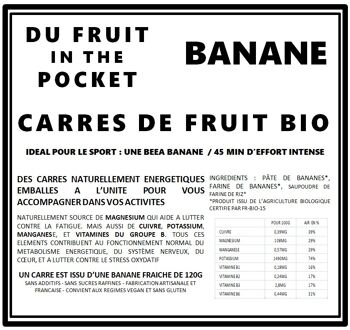 Carre energetique banane bio 4