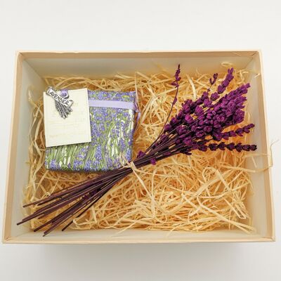 Trockenblumen Geschenkset - Lavendel