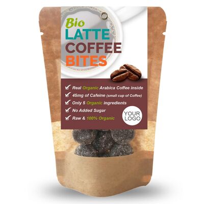 Personalisierte Bio-Latte-Kaffeehäppchen