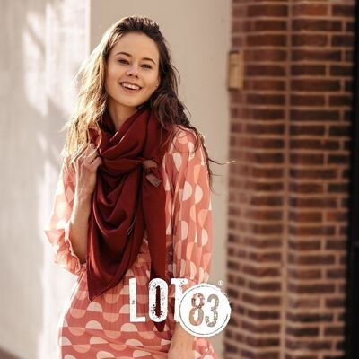 Scarf Fien Bordeaux   