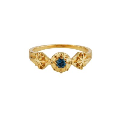 Guiding Star Ring with London Blue Topaz