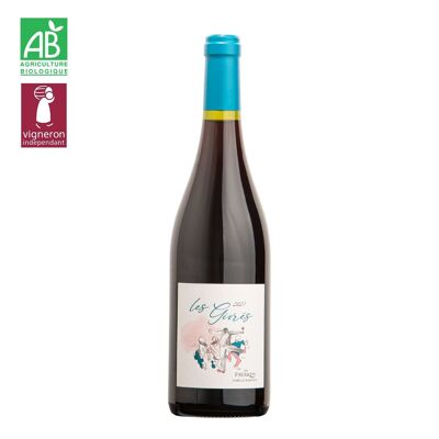 Vino tinto ecológico - Côtes du Rhône 2021 - Garnacha, Syrah, Mourvèdre, Marselan - Valle del Ródano - Les Givrés (75cl)
