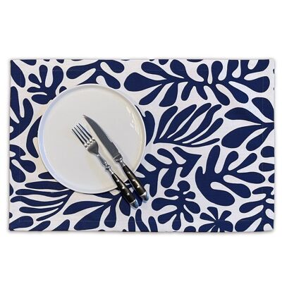 Singolo bianco e blu
