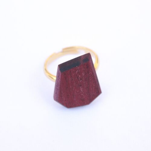 Bague en bois d'amarante