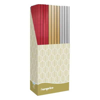 Geschenkpapier Gold Glatt 70x600