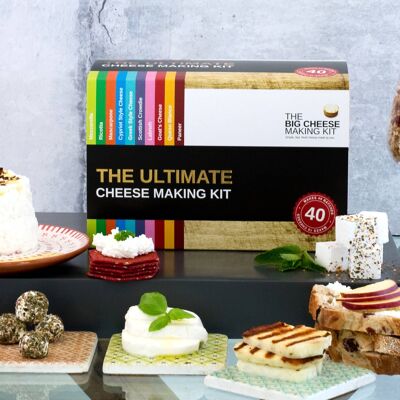 KIT PARA HACER QUESO DEFINITIVO regalo gourmet vegetariano sin gluten