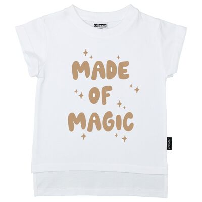 T-shirt Made of Magic - Blanc - 1-2 ans